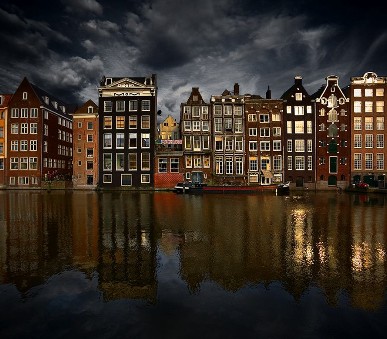 Amsterdam, letecky