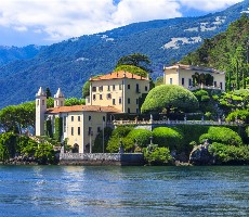 Itálie - rozkvetlá italská jezera