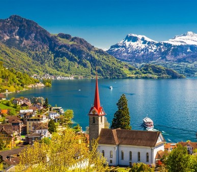 Švýcarsko a výlet horským expresem