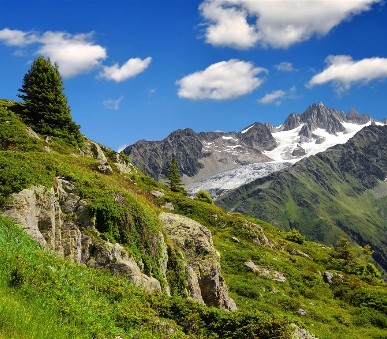 Francie - Savojské Alpy s kartou