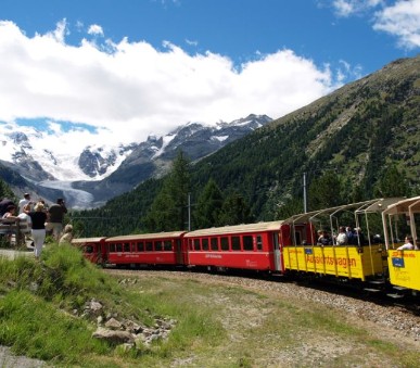 Švýcarské Alpy, italské Alpy a termální lázně Bormio