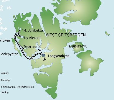 North Spitsbergen, Arctic Spring - Hike & Sail (S/V Rembrandt van Rijn)