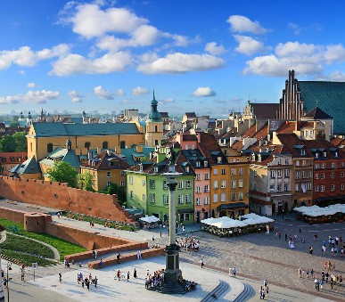 Prodloužený víkend v polské Varšavě s bohatým programem - vlakem z Moravy