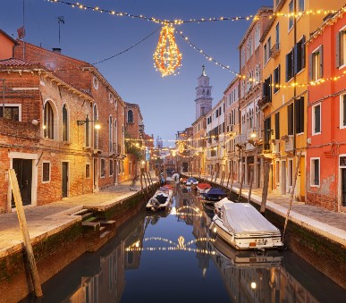 Vánoční Benátky, Miláno, Verona - letecky a rychlovlakem Frecciarossa