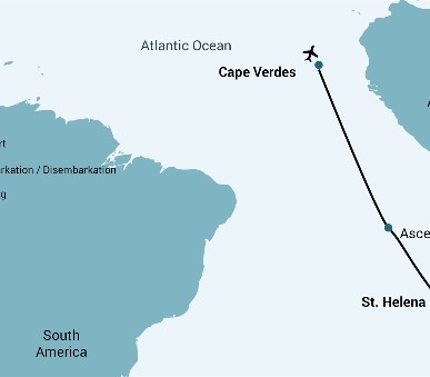 St. Helena to Cape Verde (M/V Hondius)
